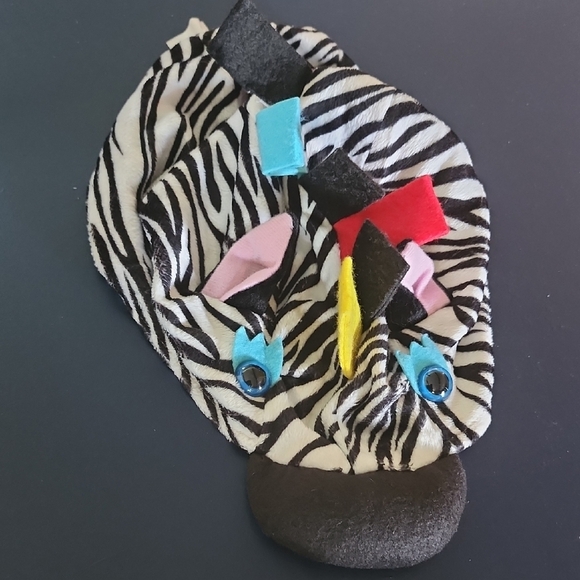 Zebra Costume for Kids with Yellow Accents - Picture 6 of 6